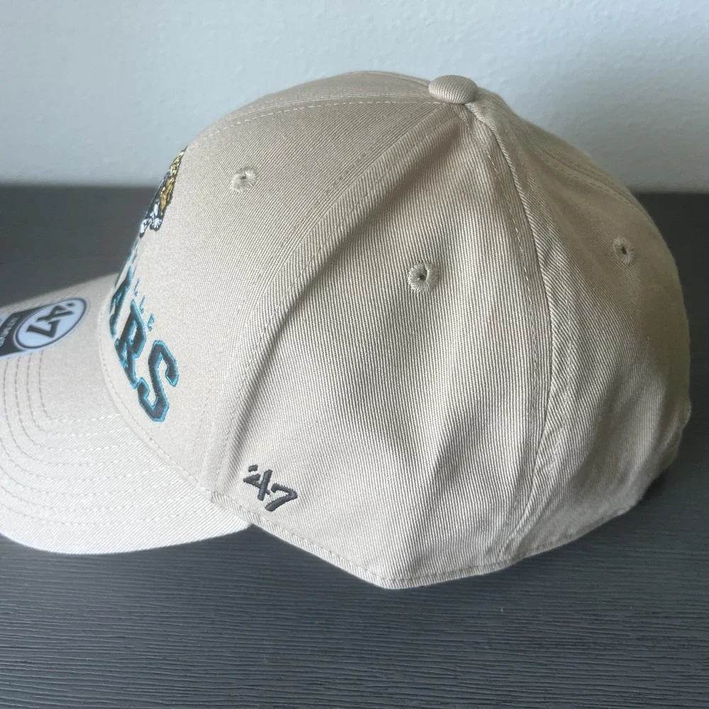 Jacksonville Jaguars 47 Brand MVP Strapback Khaki NWT